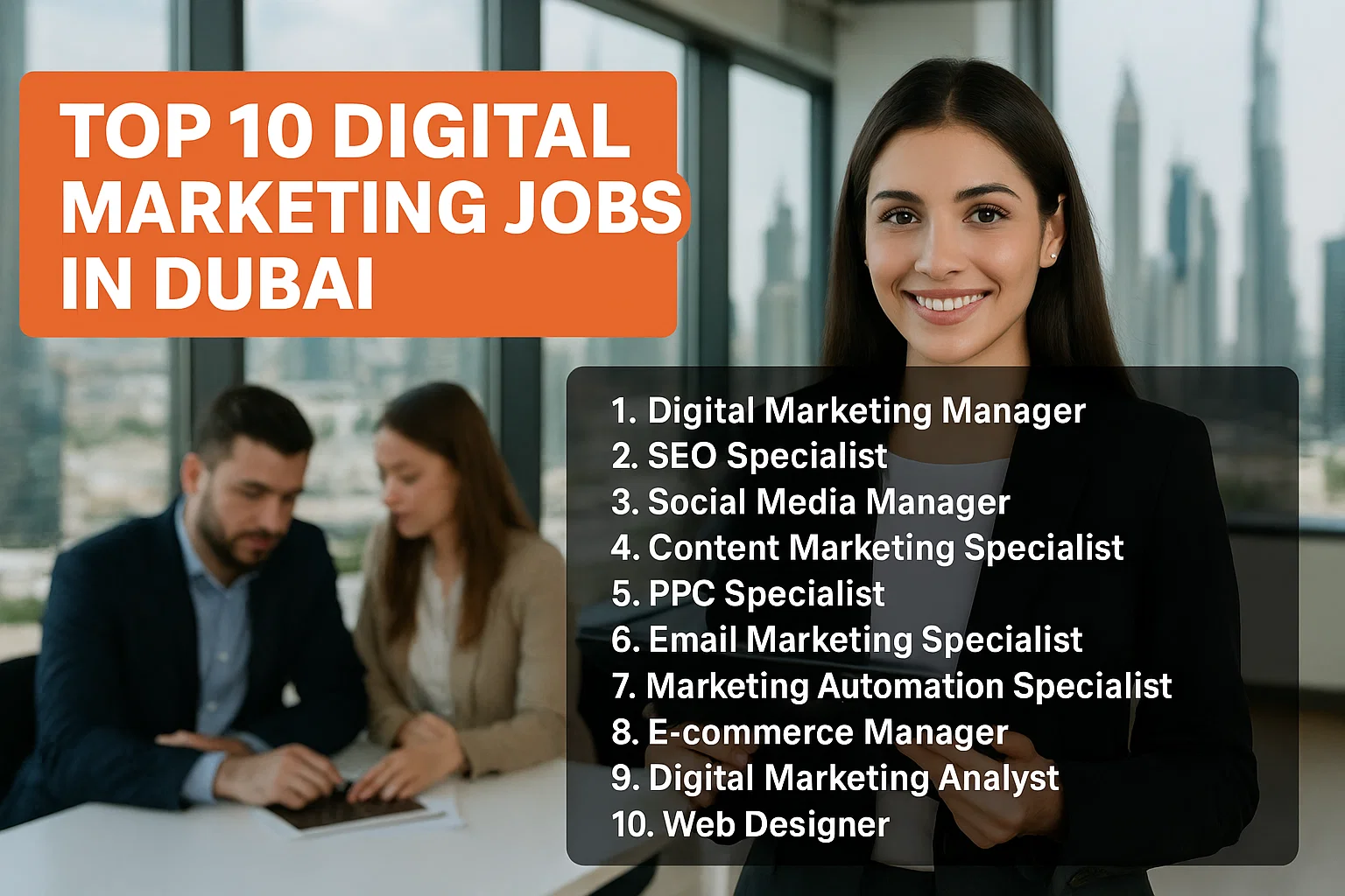 Top 10 Digital Marketing Jobs in Dubai
