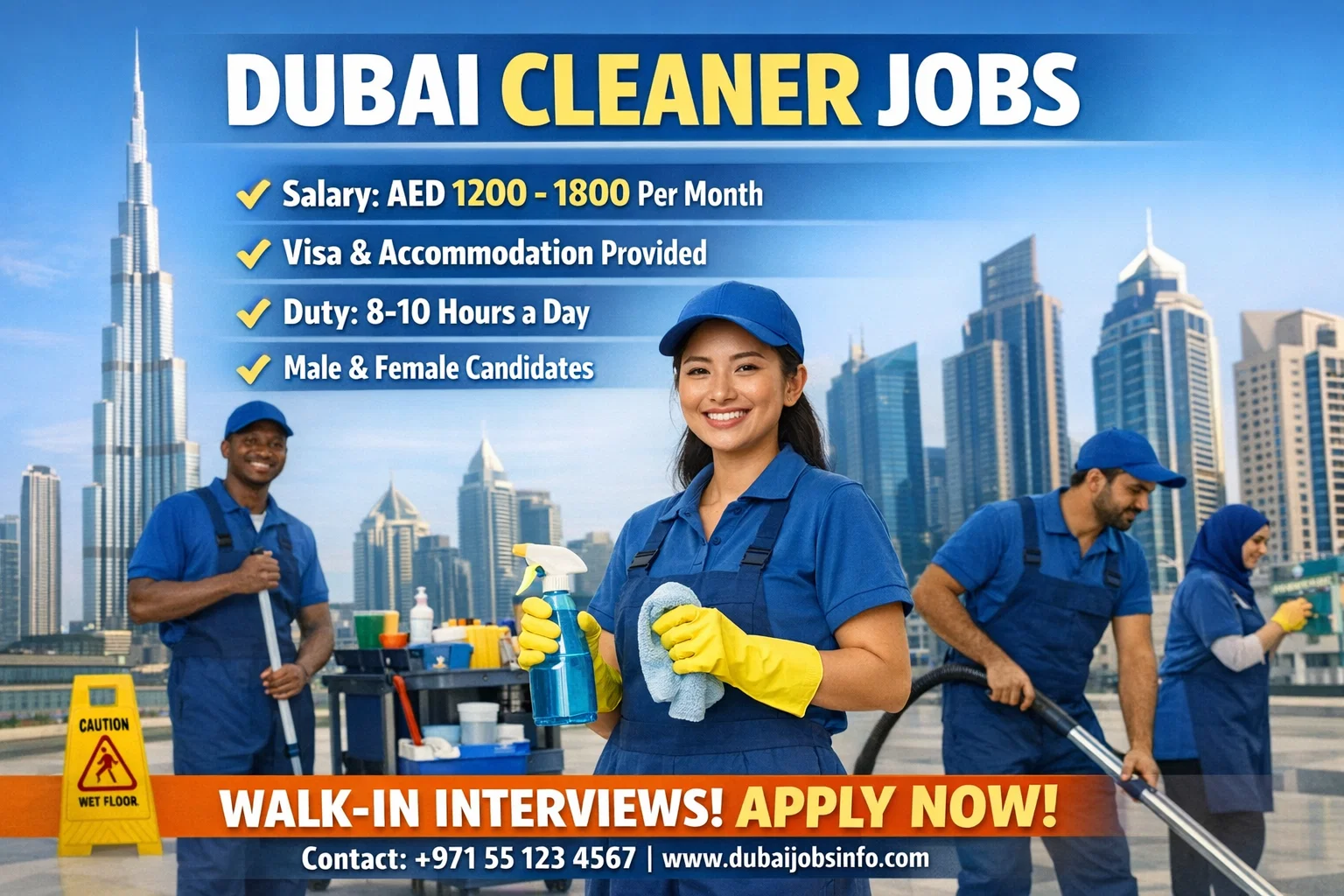 Dubai Cleaner Jobs