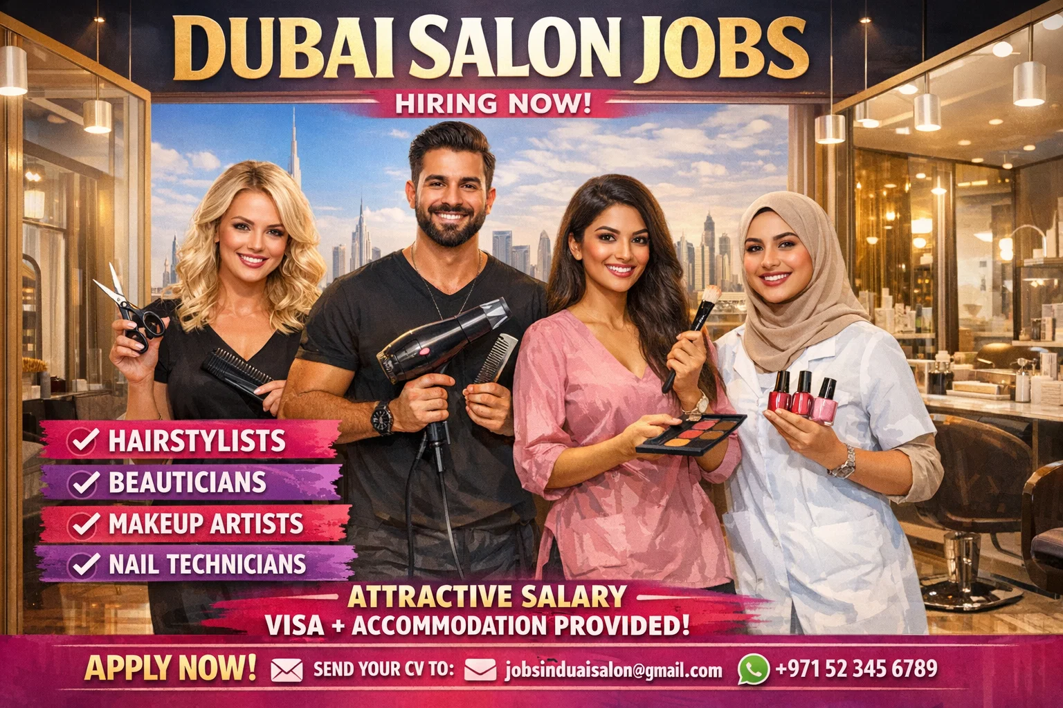 Dubai Salon Jobs