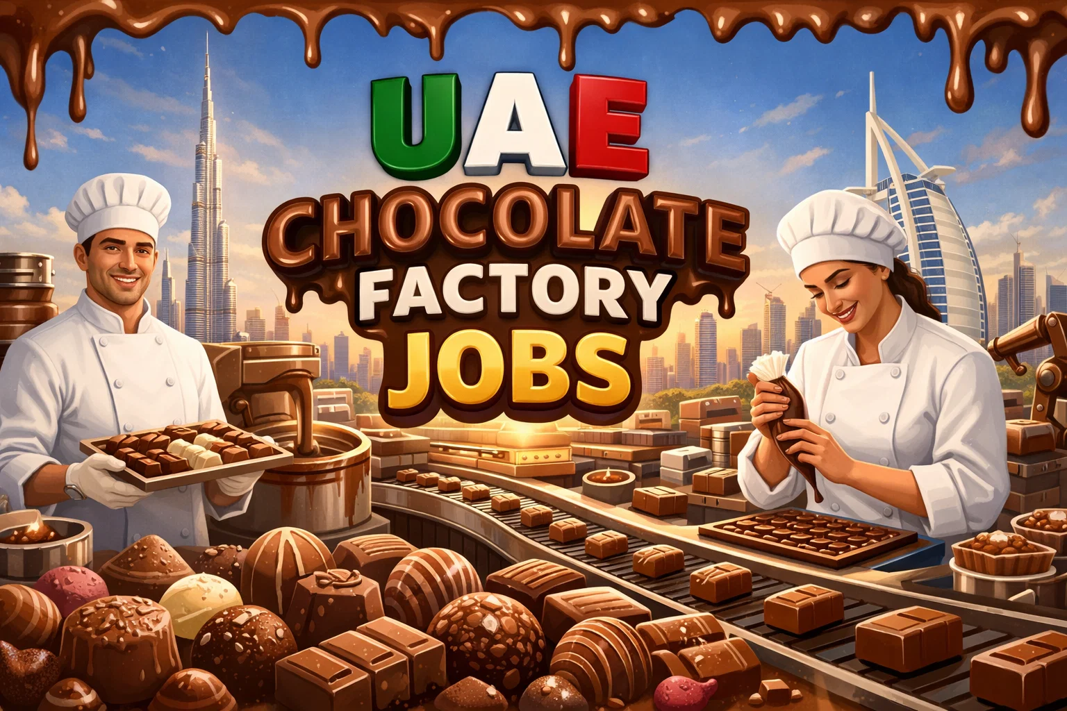 Dubai chocolate factory jobs