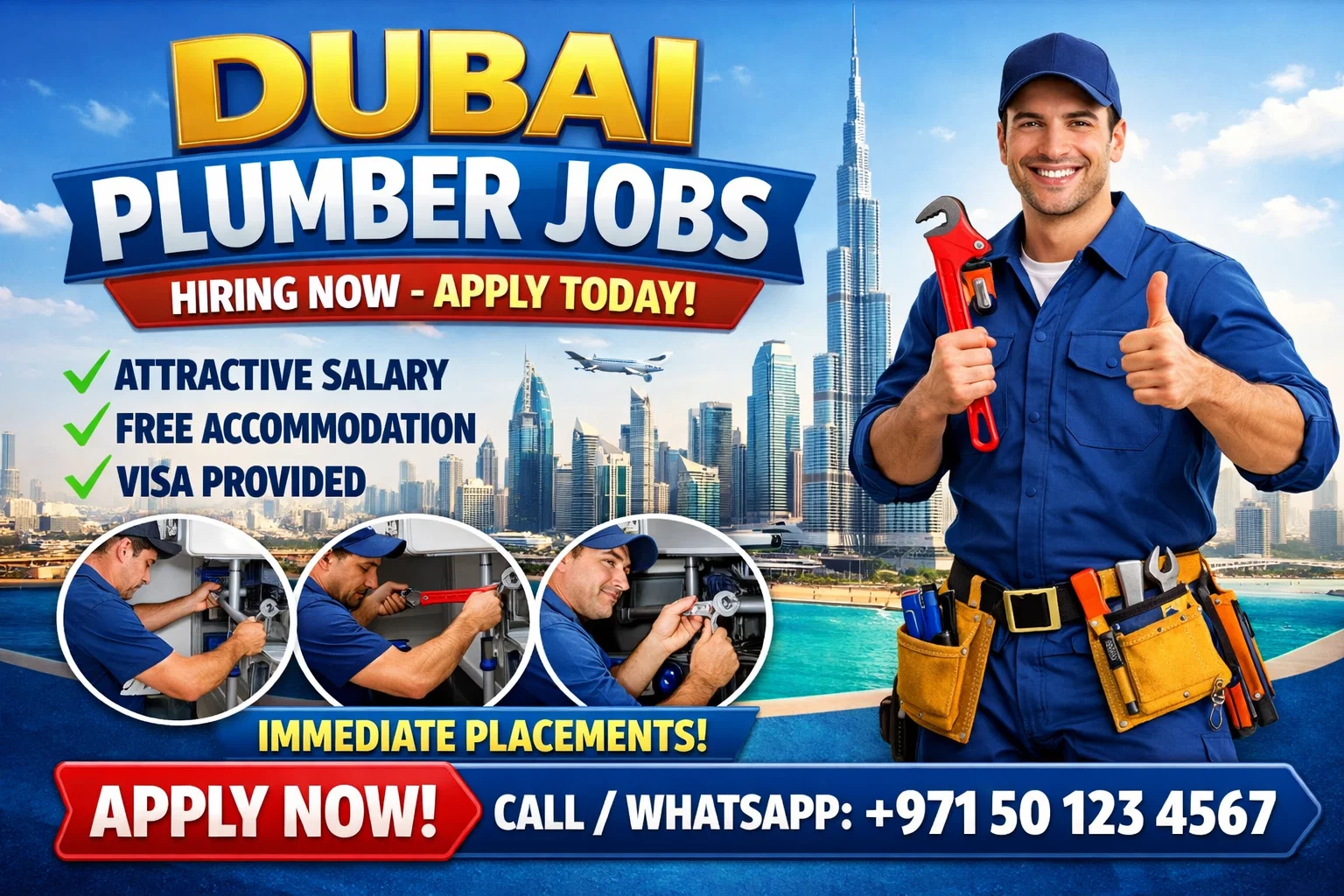 Dubai plumber jobs