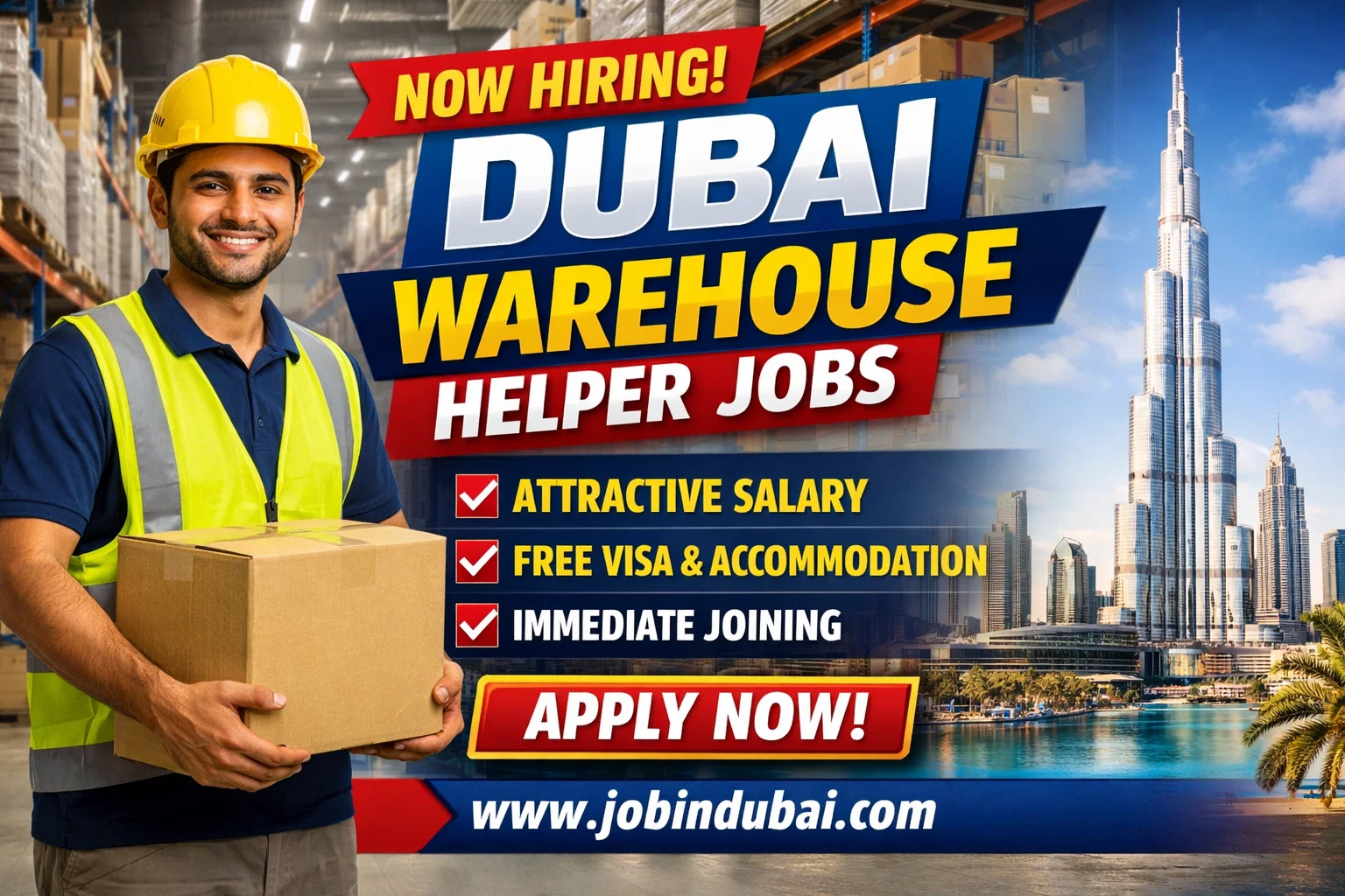 Dubai warehouse helper jobs