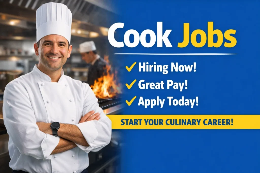 cook jobs in India 