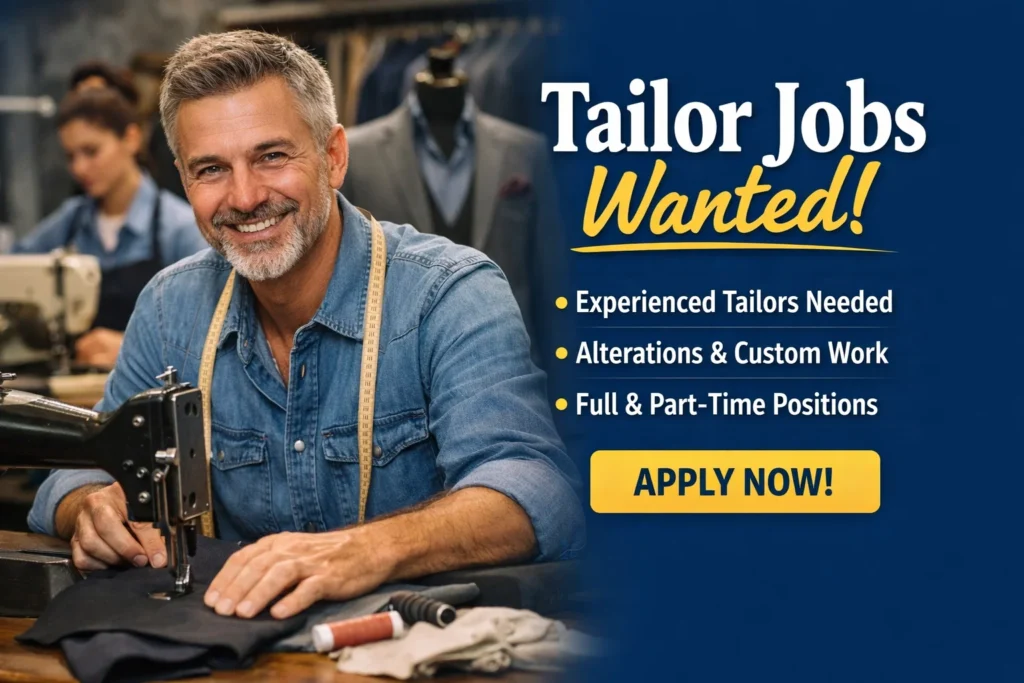 Tailor jobs in India